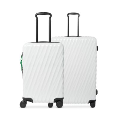 tumi white luggage