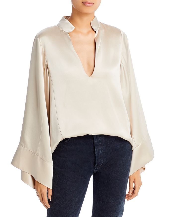 By Malene Birger Lomaria Blouse | Bloomingdale's