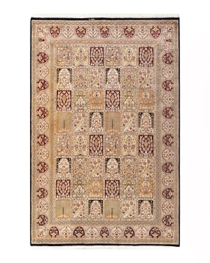 Bloomingdale's Artisan Collection Transitional M1688 Area Rug, 6'1 X 9'3 In Black