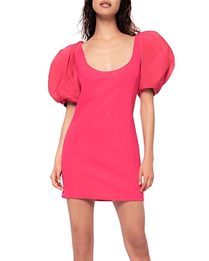 Shop Pinko Nespola Abito Mini Dress In Rosso