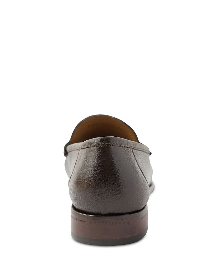Bruno Magli Men's Trieste Horse-bit Leather Loafers In Dark Brown Cervo