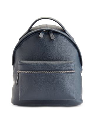Royce New York Compact Leather Travel Backpack