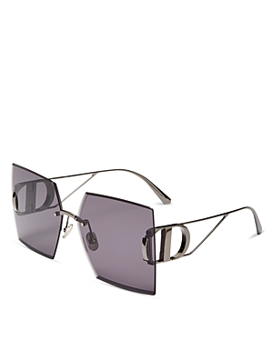 Shop Dior 30montaigne S7u Square Sunglasses, 64mm In Gray/gray Solid