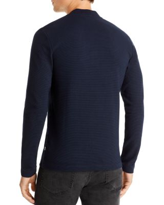 Slim Fit Ribbed Henley - Exclusive