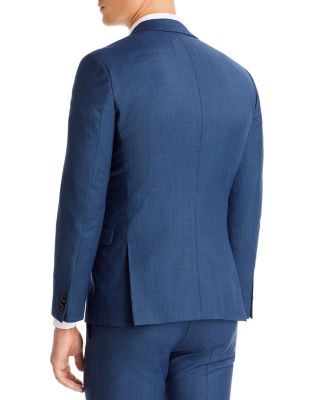 Arti Extra Slim Fit Blue Birdseye Suit Jacket