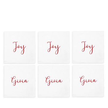 VIETRI - Papersoft Joy/Gioia Disposable Cocktail Napkins, Pack of 20