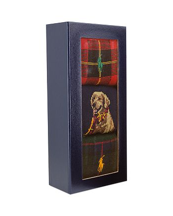Polo Ralph Lauren - 3-Pk. Holiday Dog Sock Gift Box