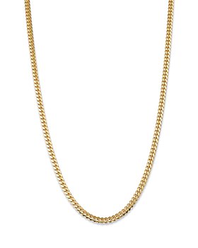 Bloomingdale's - Men's Miami Cuban Link Chain Necklace in 14K Yellow Gold, 24" - 100% Exclusive