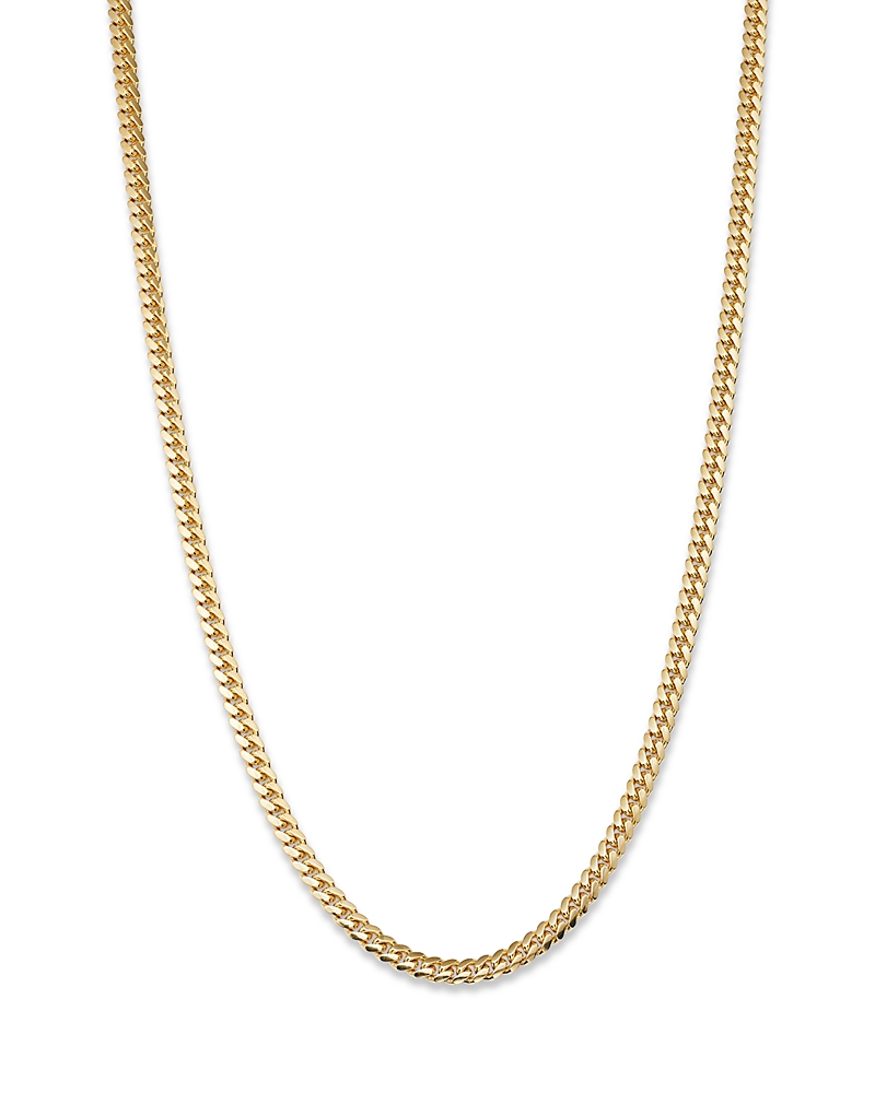 Bloomingdale's Fine Collection Men's Miami Cuban Link Chain Necklace in 14K Yellow Gold, 24
