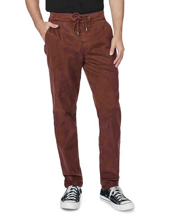 PAIGE Fraser Solid Slim Fit Pants | Bloomingdale's