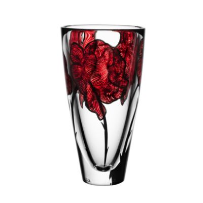 Kosta Boda - Tattoo Vase, Red