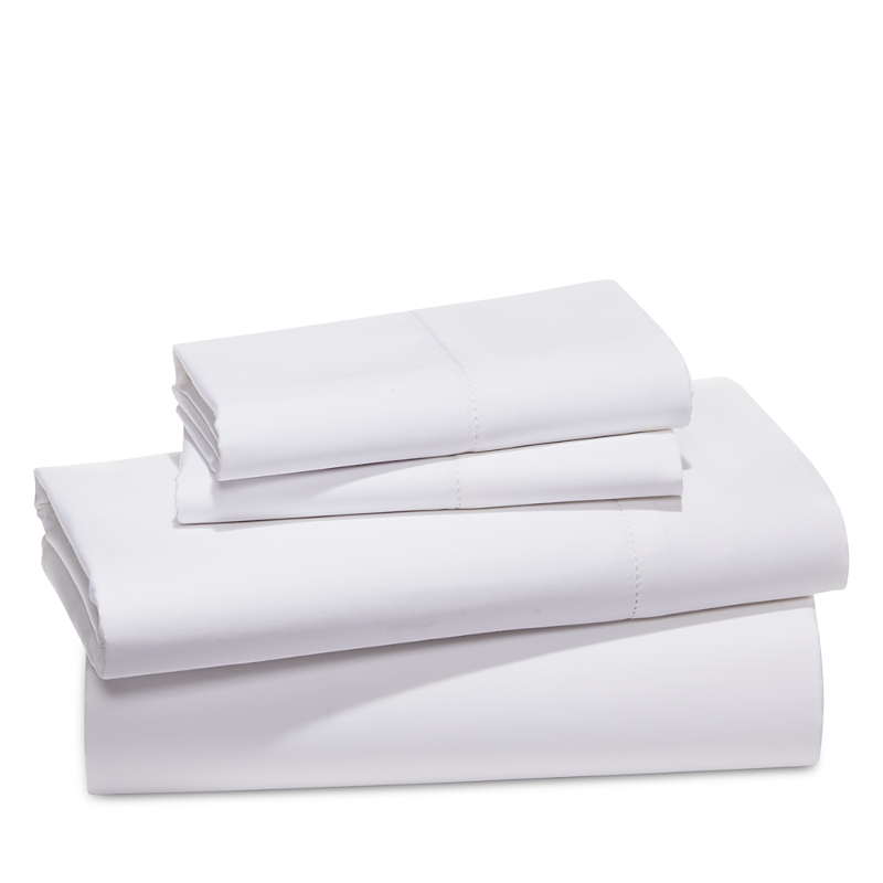 Hudson Park Collection 680-thread Count Supima Sateen Sheet Set, Queen - Exclusive In White