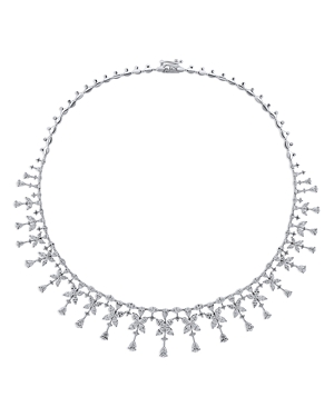 Bloomingdale's Diamond Dangle Statement Necklace in 18K White Gold, 19.50 ct. t.w. - 100% Exclusive