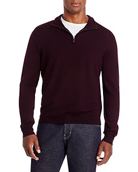 The Men's Store at Bloomingdale's - Quarter Zip Merino Wool Sweater - 100% Exclusive