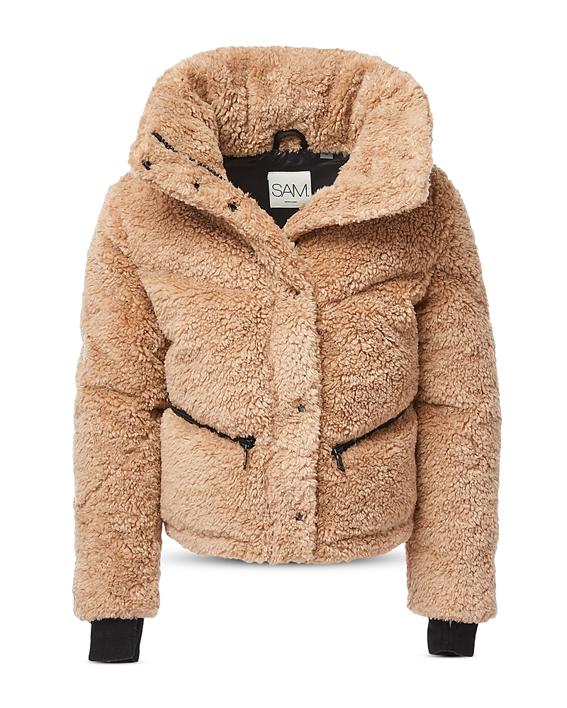 Sam Girls' Sherpa Athlete Down Jacket - Big Kid In Camel