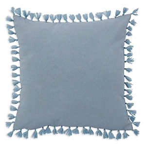 Roselli Trading Jaipur Canvas Cotton Decorative Pillow In Slate Blue
