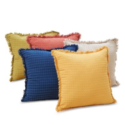 Agra Waffle Cotton Decorative Pillow