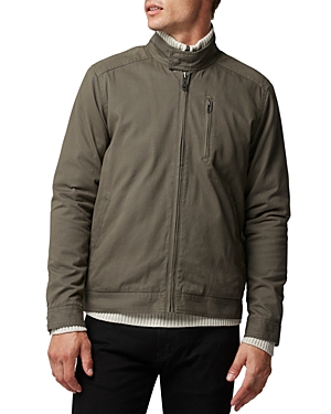 Rodd & Gunn Armitage Cotton-twill Jacket In Olive