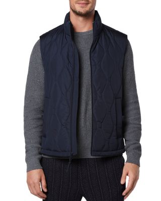 mens quilted fleece vest