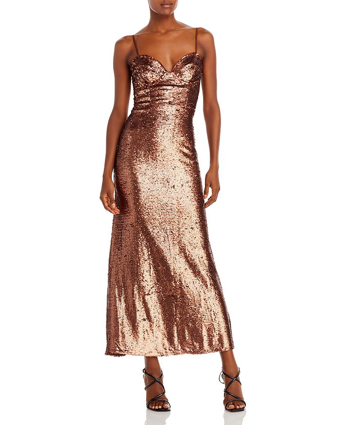 Bardot Stasia Sequined Corset Dress | Bloomingdale's