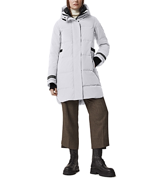 Canada Goose White Down 'black Label' Bennett Parka In North Star