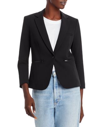 Veronica Beard Schoolboy Zip Pocket Blazer | Bloomingdale's