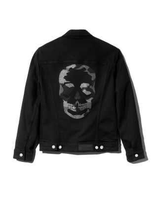 Zadig & Voltaire Kase Skull Embellished Denim Jacket - 150th