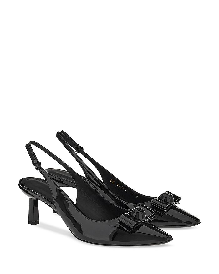 Salvatore Ferragamo Women's Karine 55 Vara Bowl Ornament Pointed