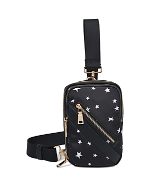 Sol & Selene Accolade Convertible Belt Bag In Black Star