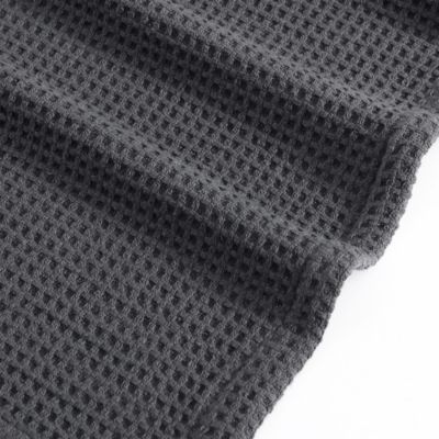 Waffleweave Charcoal Blanket, Full/Queen