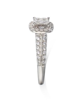 Diamond Engagement Ring in 14K White Gold, 1.0 tcw  