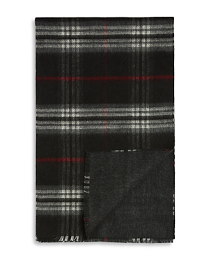 The Men's Store At Bloomingdale's Reversible Woven Scarf In Black