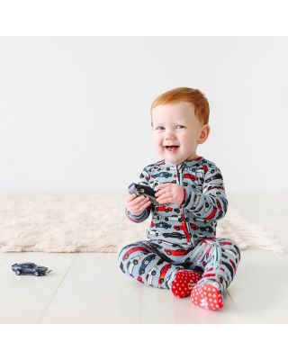Boys' Miles Printed Footed Coverall - Baby 
