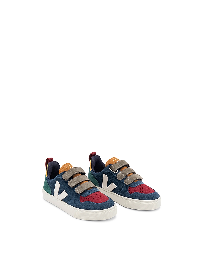 Veja Unisex V10 Suede Low Top Sneakers - Little Kid In Mult Naut