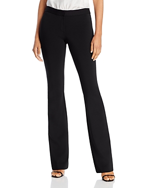 Lafayette 148 Gates High-rise Flare Pants In Black
