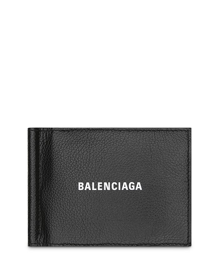 Balenciaga Men's Cash Folded Card Holder with Bill Clip
