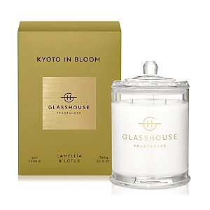 Shop Glasshouse Fragrances Kyoto In Bloom Jar Candle In White