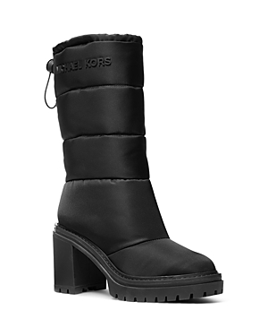 UPC 196238150331 product image for Michael Michael Kors Women's Holt Quilted High Heel Boots | upcitemdb.com