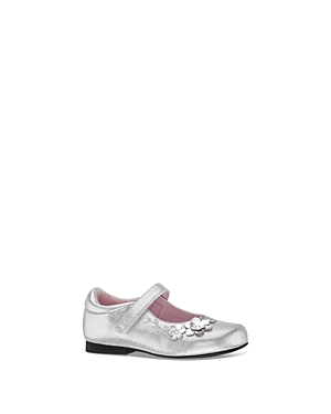 Shop Nina Girls' Elodee Mary Jane Dress Shoes - Toddler In Silver Shimmer