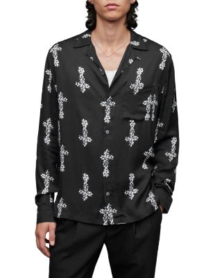 ALLSAINTS - Relaxed Fit Cross Out Shirt