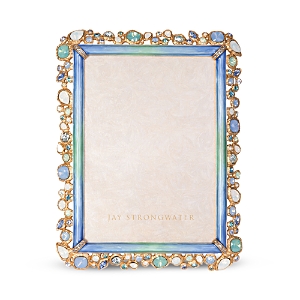 Shop Jay Strongwater Leslie Bejeweled Frame, 5 X 7 In Oceana