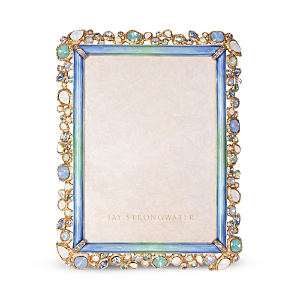 Jay Strongwater Oceana Bejeweled Picture Frame, 5" X 7" In Oceana