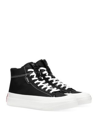 Boss Men's Dyer Hito Nybm 10221 Lace Up High Top Sneakers - Black - Size 11