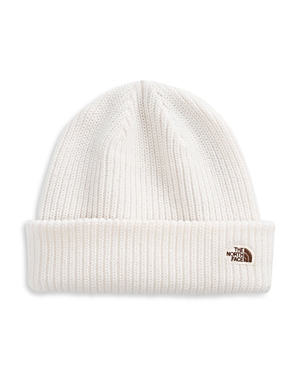 The North Face Salty Dog Beanie In Off-white In Gardenia White