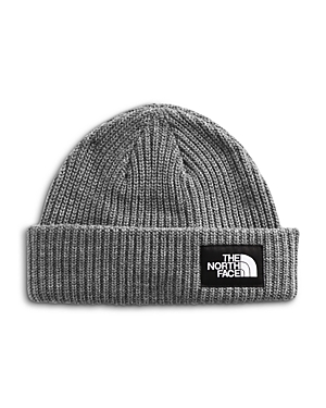 The North Face Salty Dog Knit Beanie In Tnf Medium Grey Heather