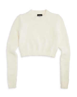 Katiejnyc Girls' Mara Sweater - Big Kid In White