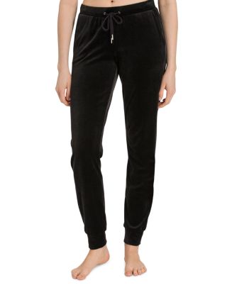 Hanro Black Beauty Velour Drawstring Pants | Bloomingdale's