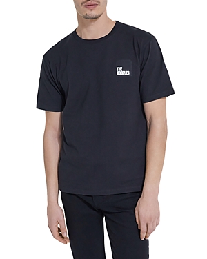 The Kooples Cotton Patch Logo Graphic Tee In Black