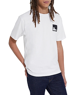 The Kooples Cotton Patch Logo Graphic Tee In White