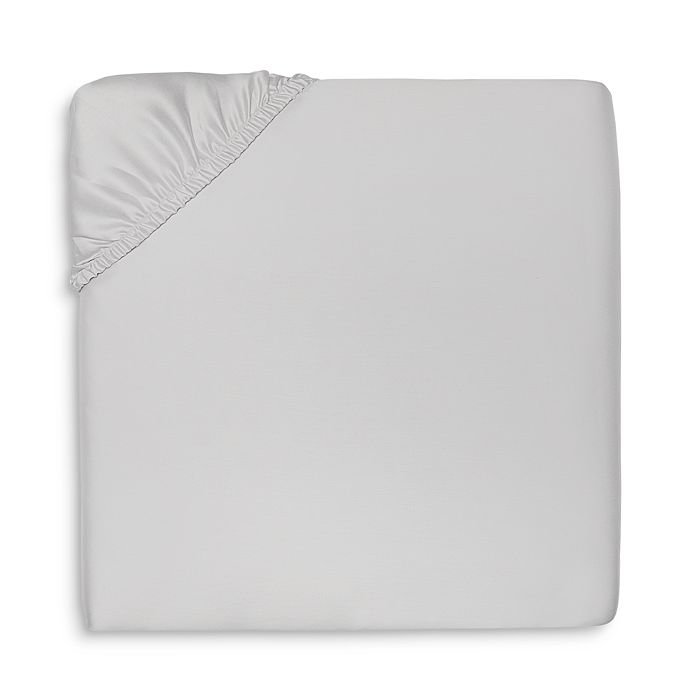 Shop Sferra Giza 45 Percale Fitted Sheet, Queen In Tin